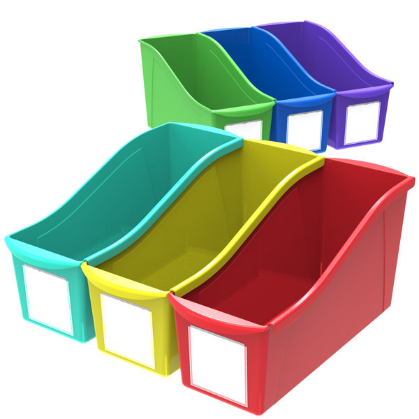 STOREX Book Bin with Front Pockets Set & Reviews Wayfair